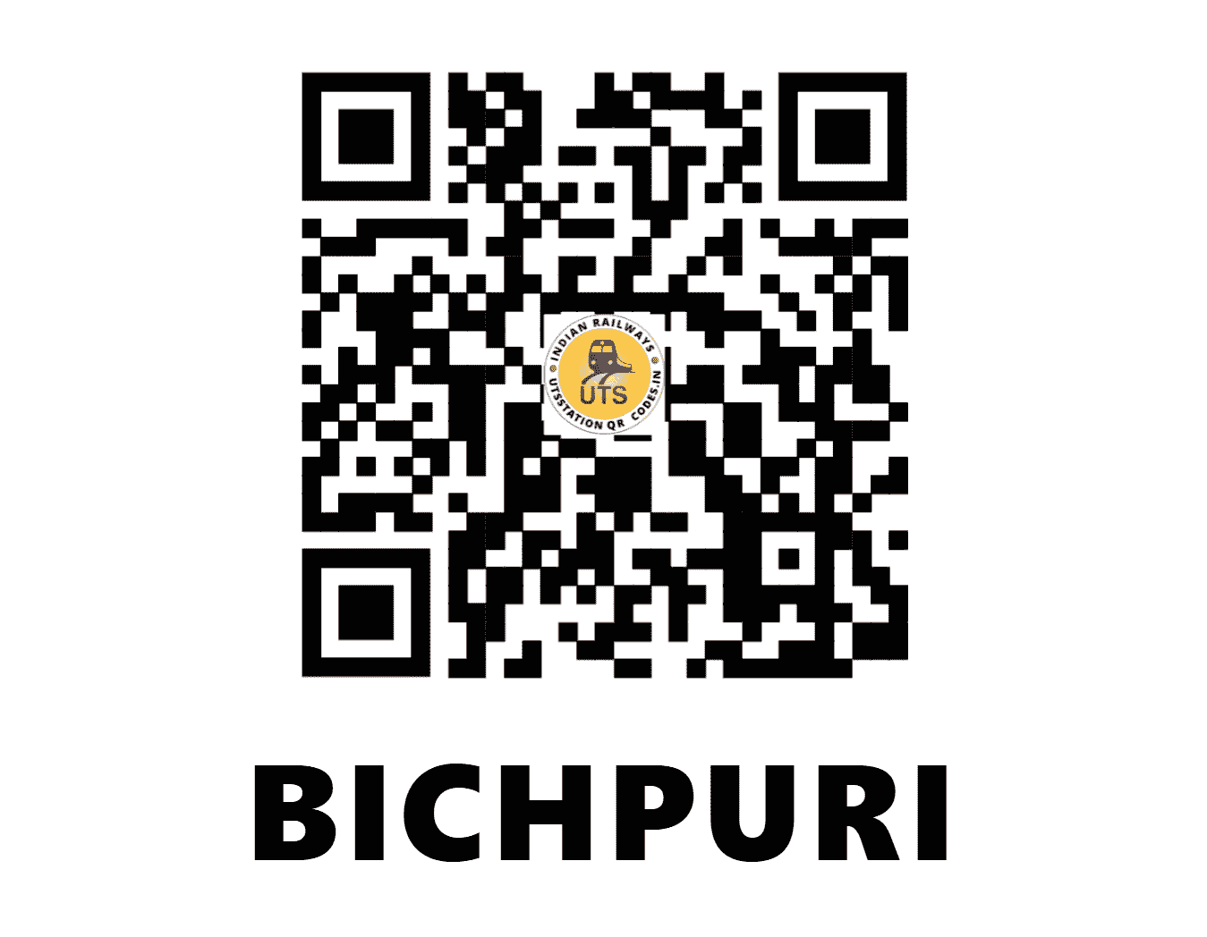 UTS QR Code for BICHPURI - BCP (NC - UTTAR PRADESH)